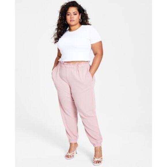 Women's Jogger Pants  Sz 3X Elastic Waist With Pockets Leisure Relaxed Casual - Picture 1 of 10